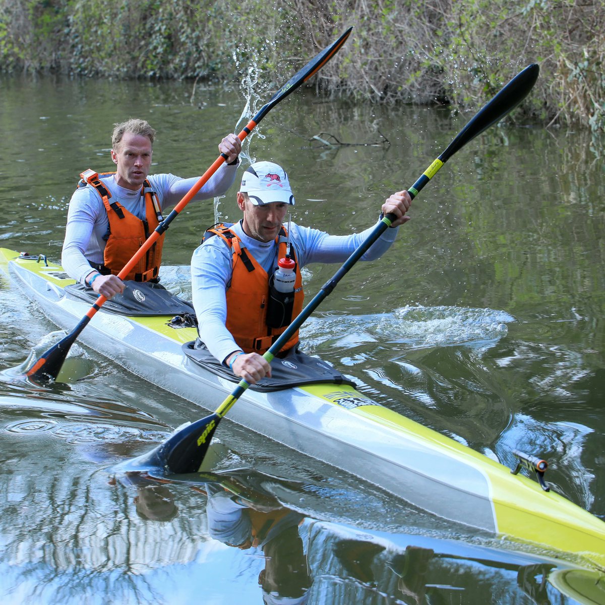 It's a week on from the Devizes to Westminster race finish- and we're still in awe of Laurence and Dan's (number 362) amazing achievement - coming 6th (and probably will be for a while yet!😁) #dw #devizestowestminster #trainingpaysoff #fit #sunday #canoerace