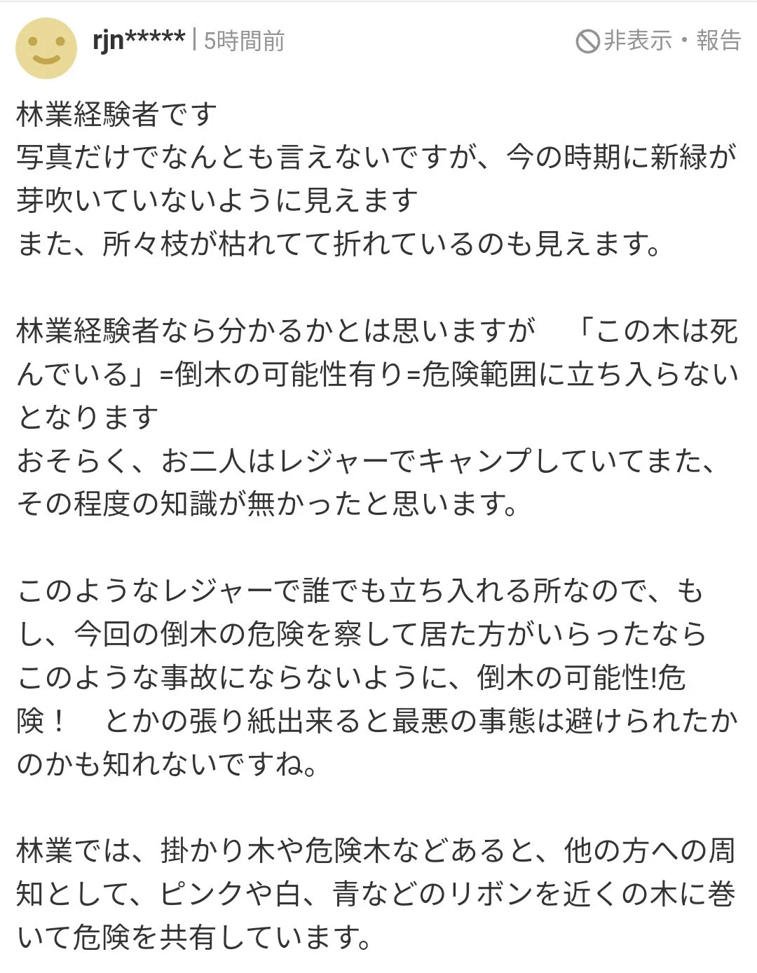 勉強になる！森に行くと見かけるピンクの紐の意味は？
