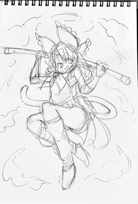 孫悟空紅くらげ.rough 