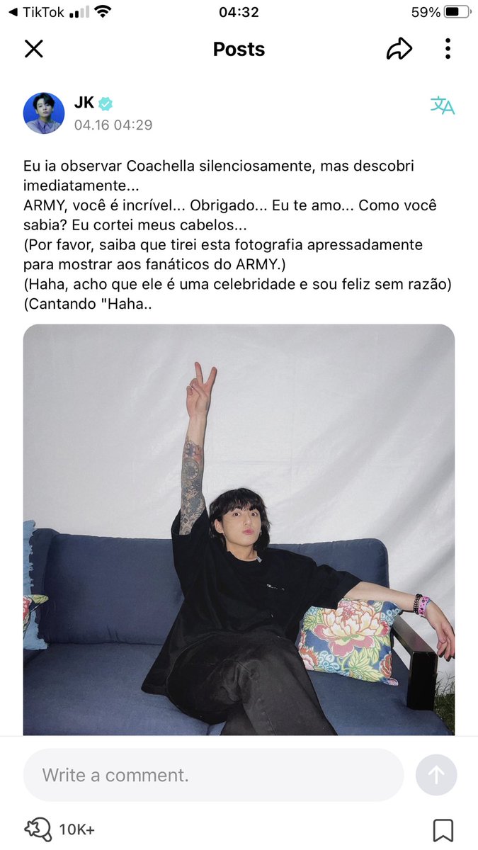 CleideO77997263's tweet photo. Ele é perfeito. #ARMY #BTS #JK
#JUNGKOOK #WEVERSE #COACHELLA2023 https://t.co/eHBVhIw1Cw