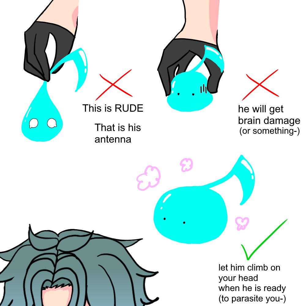 ChocoMilkTeaYT's tweet photo. I've been seeing this meme lately in my timeline, reminds me of this little guy💧
(tanjobi omedeto-)
#RionGallery https://t.co/MrQY9a3fO4