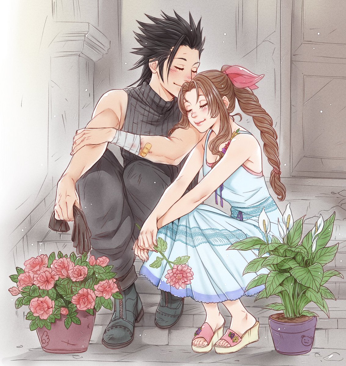 🌻💕🌺 #zerith #FFVII #crisiscorereunion