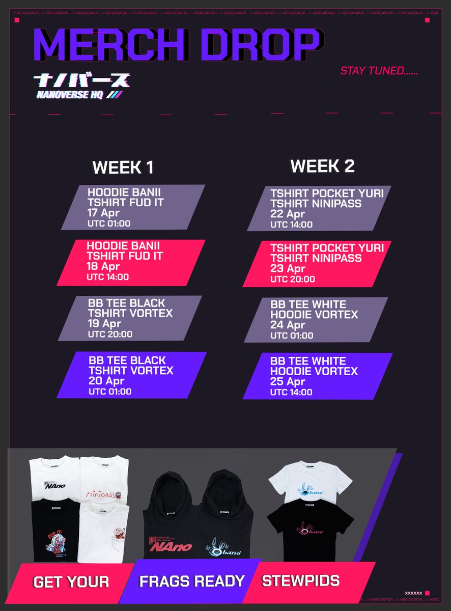 NANOVERSE HQ (@nanoversehq) on Twitter photo // 𝙄𝙣𝙘𝙤𝙢𝙞𝙣𝙜 store.nanoversehq.io
Details and instructions▶️ <a href="/nanoverseHQ/">NANOVERSE HQ</a> discord announcements // 𝙄𝙣𝙘𝙤𝙢𝙞𝙣𝙜 store.nanoversehq.io
Details and instructions▶️ <a href="/nanoverseHQ/">NANOVERSE HQ</a> discord announcements