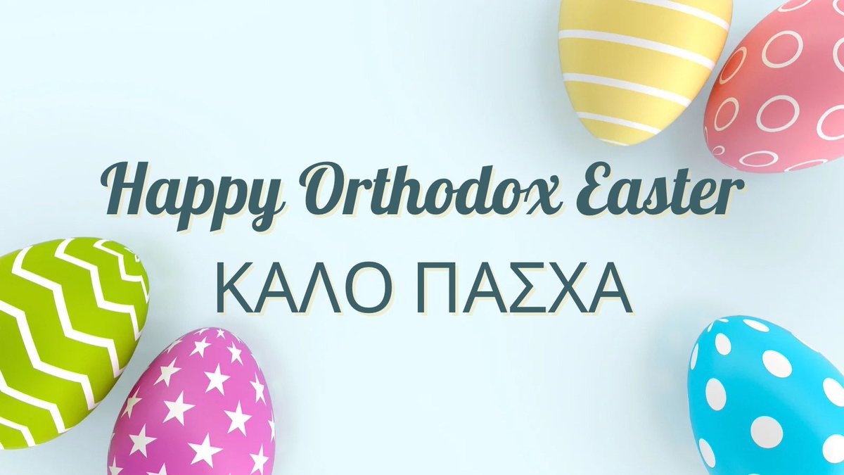 Happy Orthodox Easter to all those celebrating in Enfield today. Kalo Pascha!