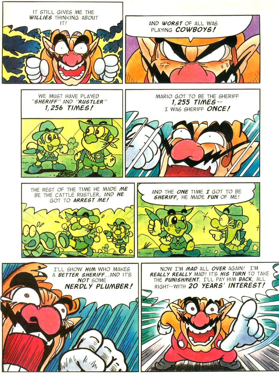 Pksmashbros's tweet photo. @CoolioDavid Honestly I just want Wario’s original backstory brought up in the movie, I think it’s perfectly in character that he would hold this sort of grudge. https://t.co/yWGkxiEteD