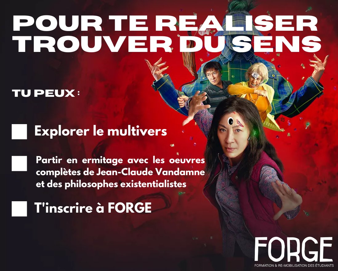 ForgeFormation's tweet image. ✊ 75 jeunes, 5 villes, 1 Festival, des évènements, de la bonne humeur, le plaisir de partager ses connaissances et de se former pour contribuer au bien être collectif !
✔ Perso, nous on connaît déjà la réponse : forge-formation.org