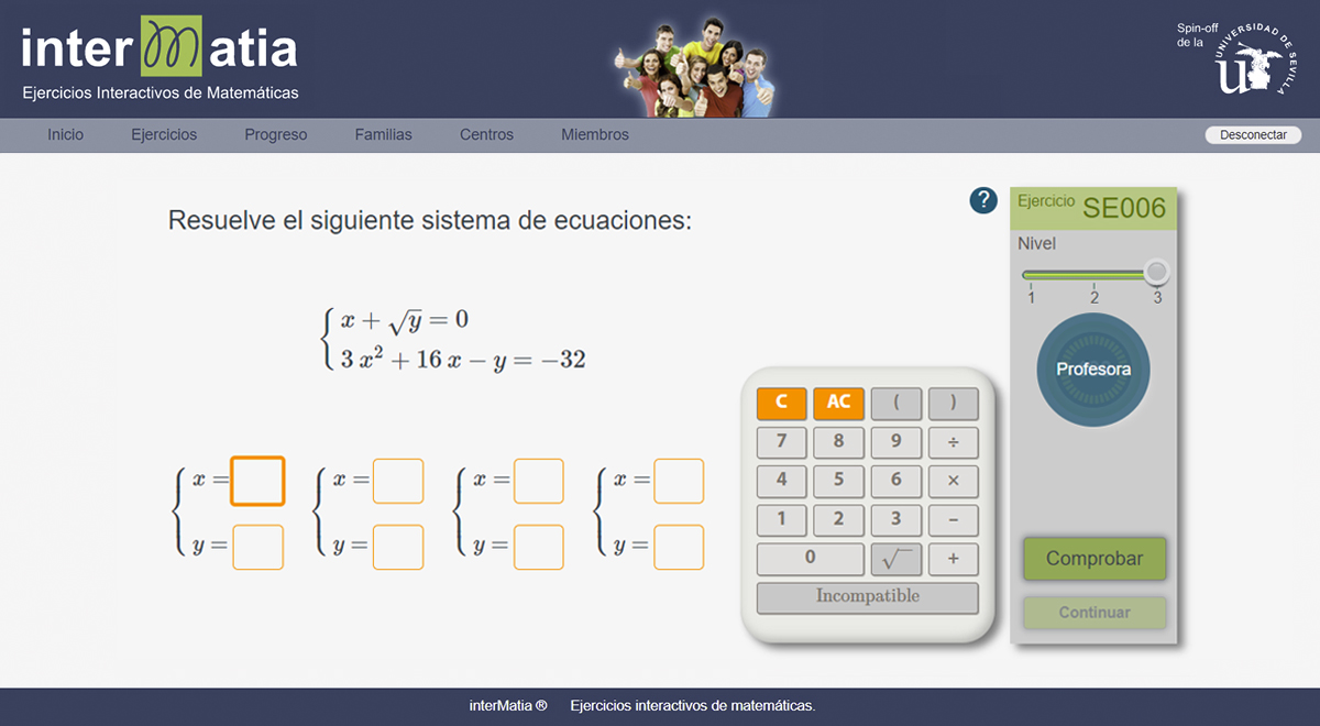 interMatia's tweet photo. 📷 ¡NUEVOS EJERCICIOS!
📷 Sistemas de ecuaciones no lineales.
https://t.co/Acirpvbp1q https://t.co/KVhY4WPi74