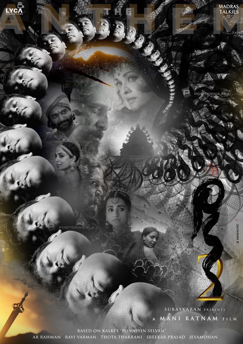 Jayaram Ramachandran (Posterwala) (@posterwala_jai) on Twitter photo The Anthem just takes you in!!! Had to do this Tribute!
#PSAnthem
<a href="/arrahman/">A.R.Rahman</a> #CholasAreBack #PS2 #PonniyinSelvan2 ManiRatnam <a href="/arrahman/">A.R.Rahman</a>
<a href="/MadrasTalkies_/">Madras Talkies</a> <a href="/LycaProductions/">Lyca Productions</a>
<a href="/RedGiantMovies_/">Red Giant Movies</a> <a href="/tipsofficial/">Tips Films & Music</a>
<a href="/tipsmusicsouth/">TipsMusicSouth</a> <a href="/chiyaan/">Vikram</a>
<a href="/Karthi_Offl/">Karthi</a> <a href="/trishtrashers/">Trish</a> The Anthem just takes you in!!! Had to do this Tribute!
#PSAnthem
<a href="/arrahman/">A.R.Rahman</a> #CholasAreBack #PS2 #PonniyinSelvan2 ManiRatnam <a href="/arrahman/">A.R.Rahman</a>
<a href="/MadrasTalkies_/">Madras Talkies</a> <a href="/LycaProductions/">Lyca Productions</a>
<a href="/RedGiantMovies_/">Red Giant Movies</a> <a href="/tipsofficial/">Tips Films & Music</a>
<a href="/tipsmusicsouth/">TipsMusicSouth</a> <a href="/chiyaan/">Vikram</a>
<a href="/Karthi_Offl/">Karthi</a> <a href="/trishtrashers/">Trish</a>