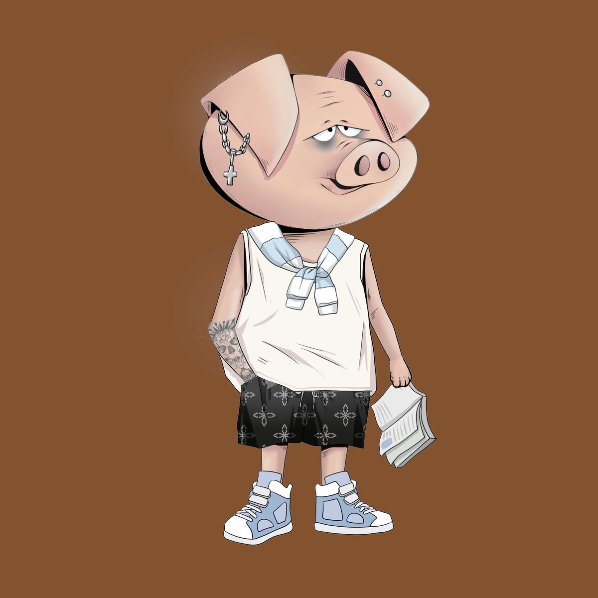 🌞GM stressers!🌞
🥳Happy Sunday! 🥳

🐽BTW, work starts again tomorrow!🐽
#PPA #pressurepig #NFT #Sunday #work