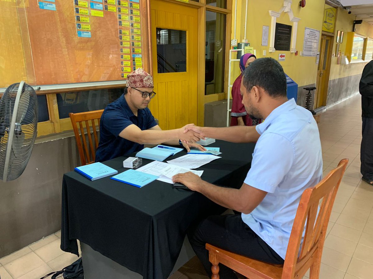 Kaunter zakat disediakan bagi memudahkan ahli ahli membuat bayaran zakat fitrah..
#jkrkemaman