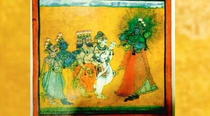 The J&K government has sought the help of the Indian embassy in Washington DC to retrieve the painting, which was reportedly stolen in 2006 from a temple in the state. #ArtTheft #IndiaHeritage