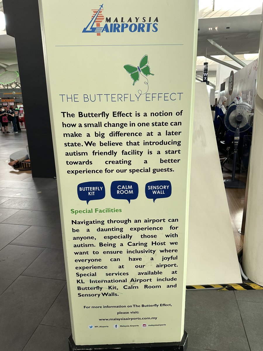 Interstingly Inclusive 🤗such an amazing initiative by Malaysia Airport @BPOVindhyaBlore The Butterfly effect