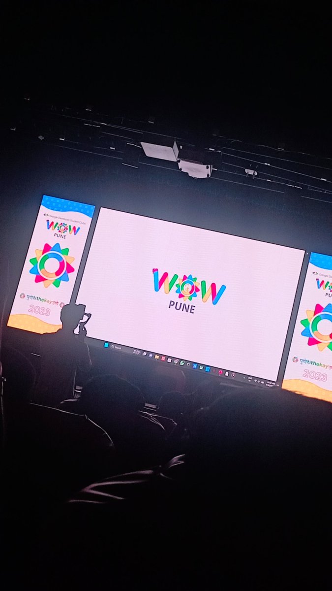 manu_m24's tweet photo. Hello everyone..!!
Attending the GDSC wow pune 2023 on 16 april.
Here..i got to know knowledge about various technology related fields as well career opportunities and all related stuff.. Overall the event was best i have ever attended
#GDSCwow
#LetsWowPune
#pune https://t.co/49wIjHkJbM