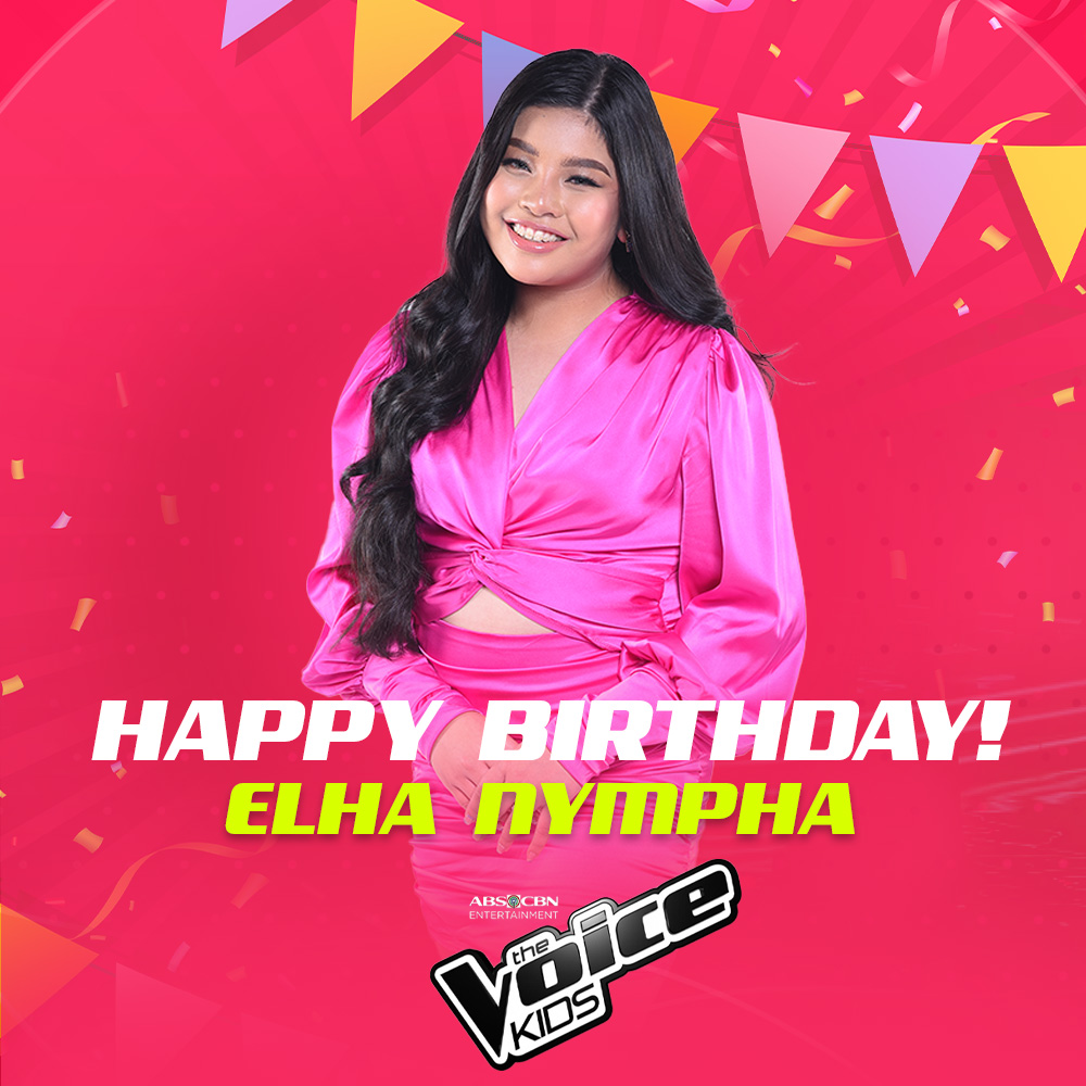 _TheVoiceKidsPH's tweet photo. Happy Birthday, Elha! We love you! 🥳❤️ https://t.co/GRfpeMXuAM