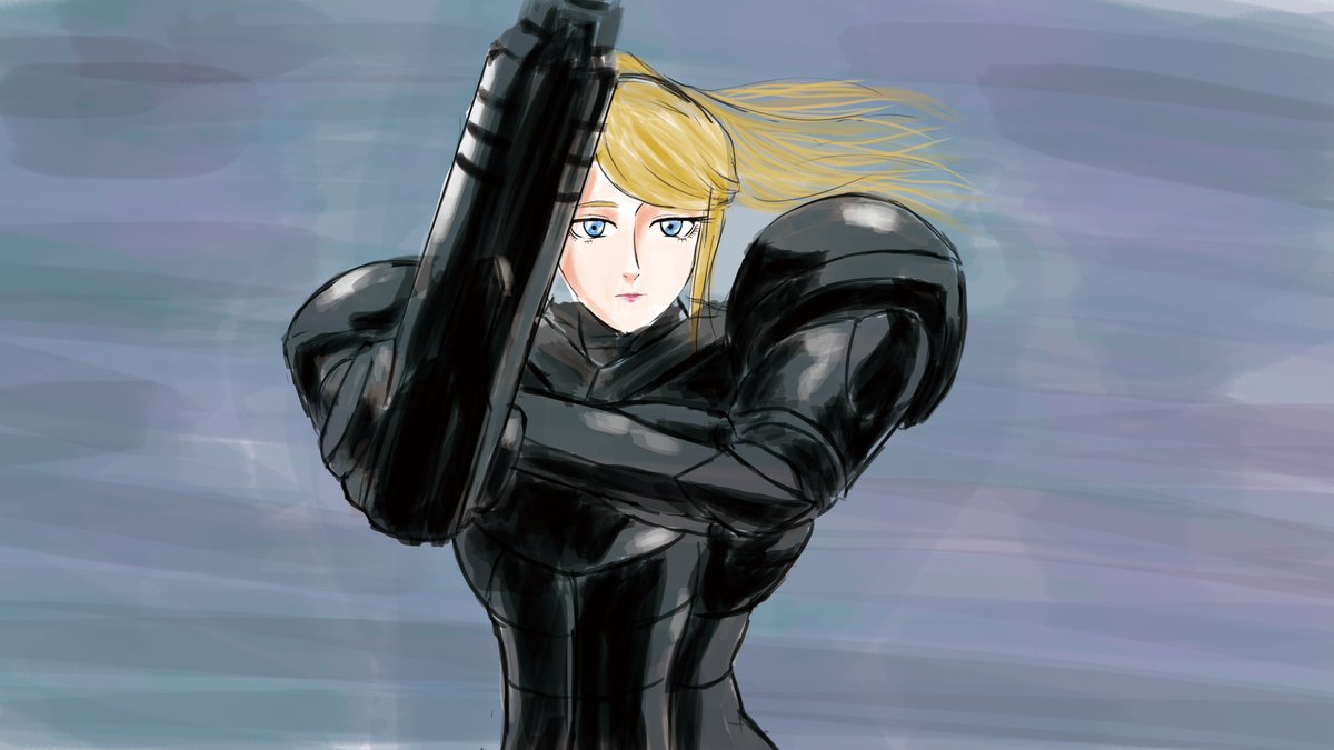 MMDI_LEE's tweet photo. #metroid #samusaran #메트로이드  #사무스아란 #art https://t.co/nEuHQYqApC