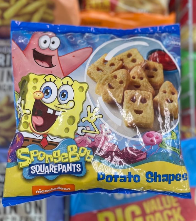 Here's one for the kids to enjoy (yes, and you too Mum &amp; Dad 😆)!

These NEW &amp; Exclusive Spongebob Potato Shapes are perfect to add a bit of fun to mealtimes 🤭

#thefoodwarehouse