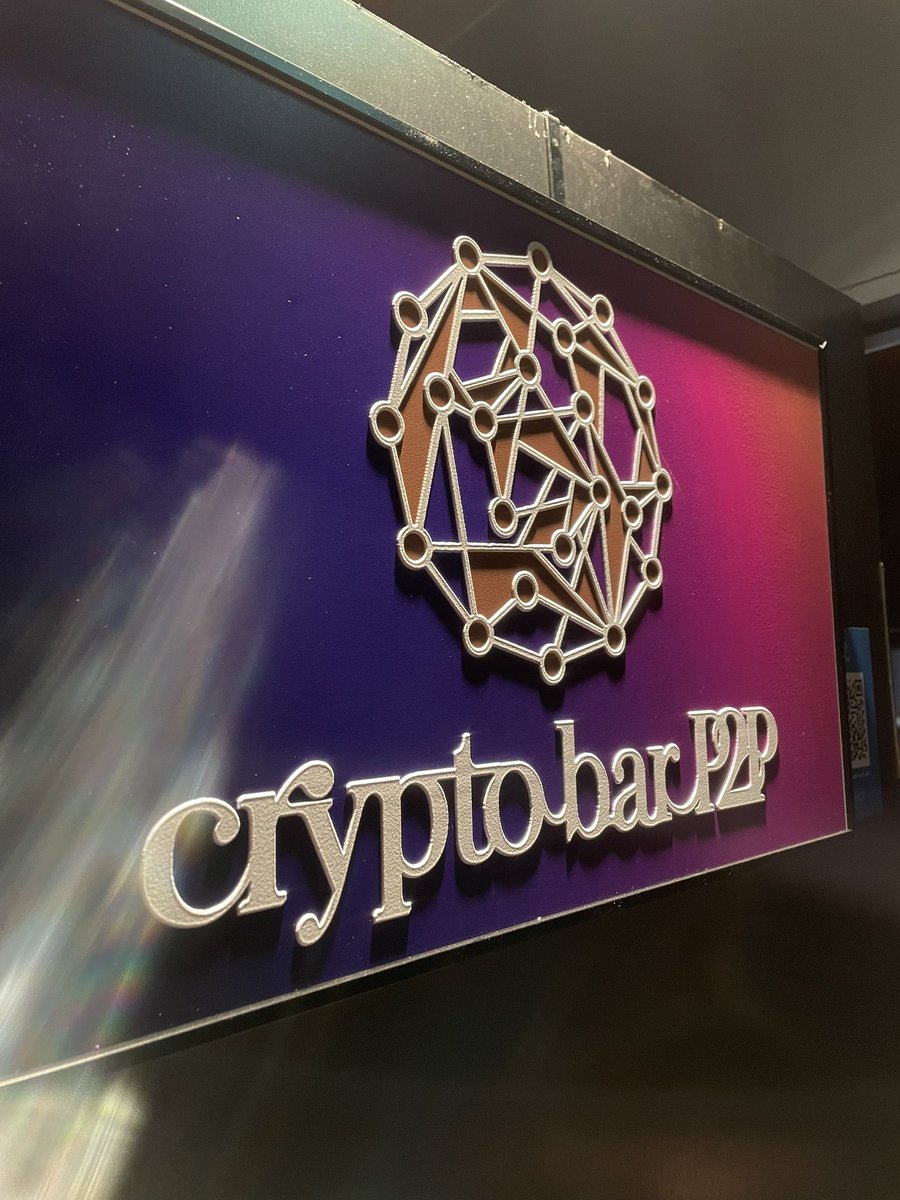 fuji_moon1981's tweet photo. 初CryptoBar P2P(@CryptoBarP2P)行ってきました！ https://t.co/3q7NKlPlUg