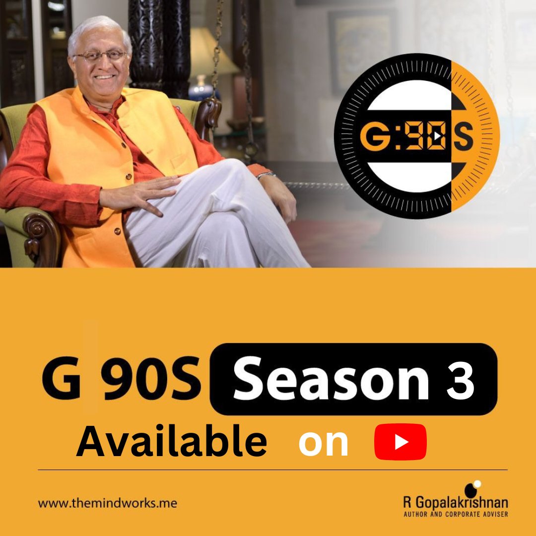 Our_Gopal's tweet photo. After the successful season 3 of the Gopal in 90 Seconds series, in which I shared 90-second videos.
Now you can watch all the episodes in one place on my youtube channel
Link to the playlist- https://t.co/EaTPjeNvLO
#G90S #tipsandtricks #tipsforsucess #Video #Series #career https://t.co/CW7bvbD0T0
