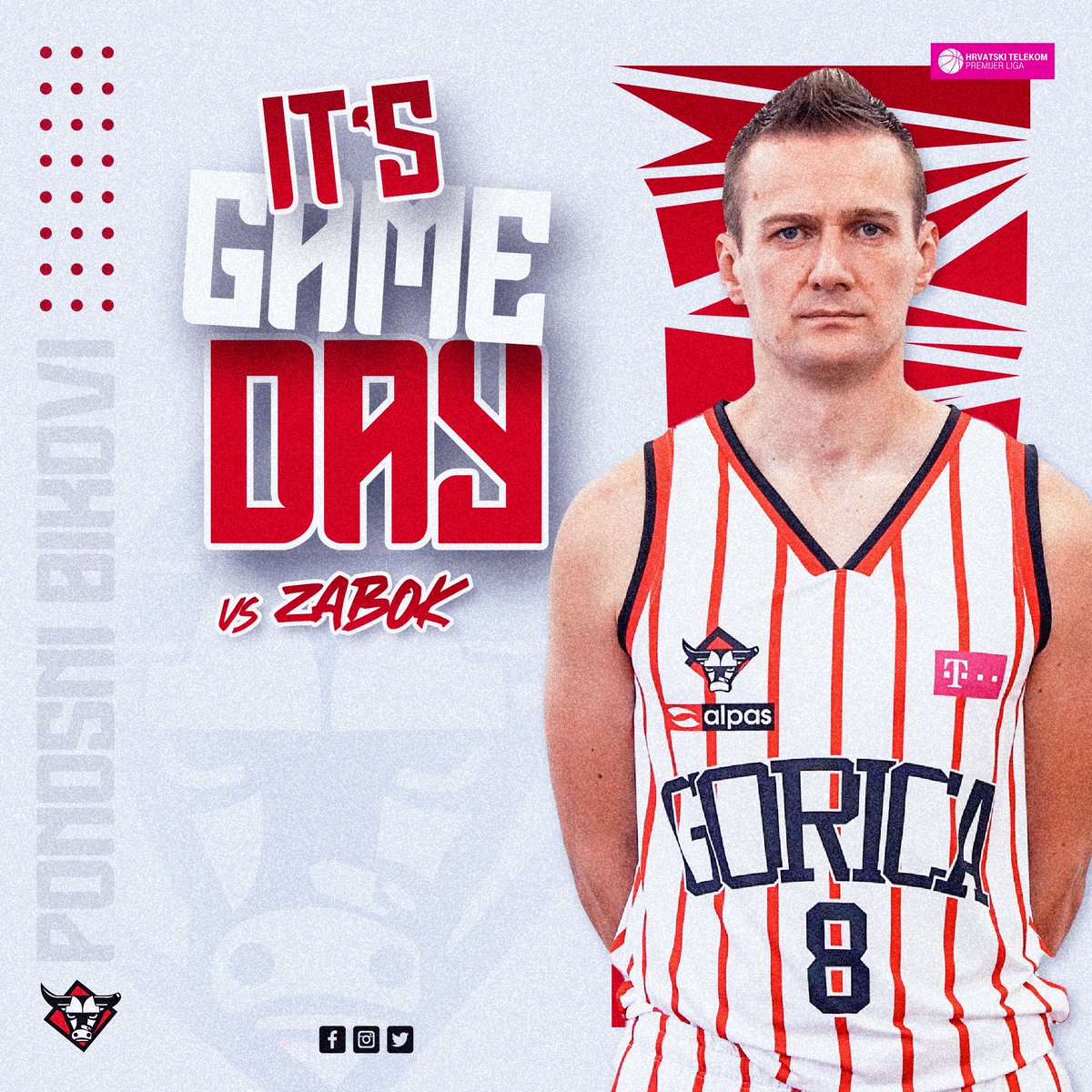 ‼️‼️IT'S GAME DAY‼️‼️
🇭🇷 HT Premijer liga
Liga za ostanak - 6. kolo
🆚️ KK Zabok  🎥 HKS TV  🕔 18:00
📍 GSD Velika Gorica 
#ponosnibikovi