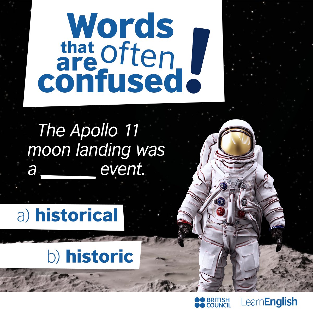 📷Do you know the answer? 🤔
Learn to speak English with confidence with the world’s English experts! Find out more here: bit.ly/EnglishOnline23
#Space #learningenglish #learnenglish #onlineenglish
#englishcourses #english #englishcourse
#englishonlineclass #grammar #vocabulary