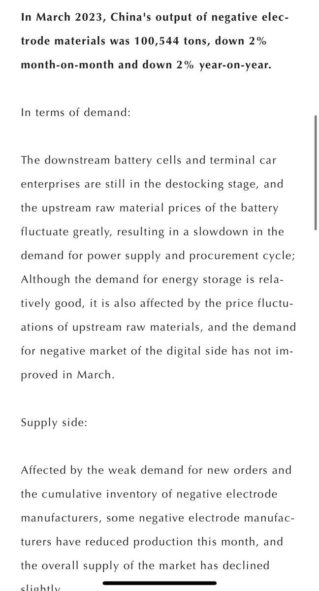 Jkoozi1's tweet photo. Compare the gutting the #lithium industry got. Not the entire #cathode side but you get my point. Vs the #graphite #anode side. It’s really remarkable. This is with #graphitization costs being completely eliminated. https://t.co/cgRGmr82jK