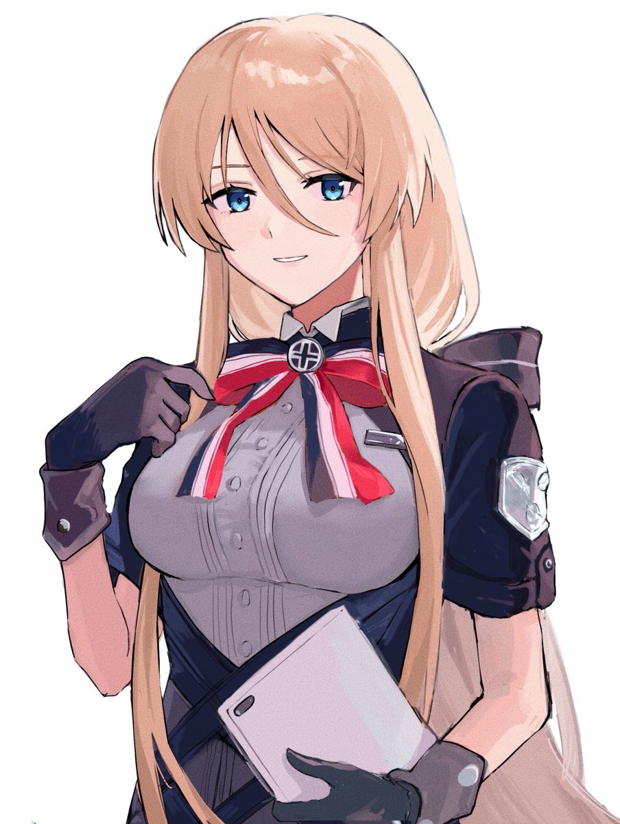 アズールレーン #アズレン #ビスマルク ☕️🗞🖤