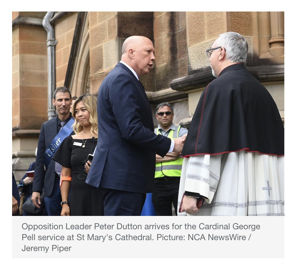 MFWitches's tweet photo. How in the goddamn fuck do we live in a country where the Leader of the Opposition can pretend he gives a tiny flying shit about child sexual abuse when he went to rock spider Pell’s funeral and openly said Pell’s arrest on abuse charges was a “great injustice”???

#NewsCorpse https://t.co/WxNNzU3OWl