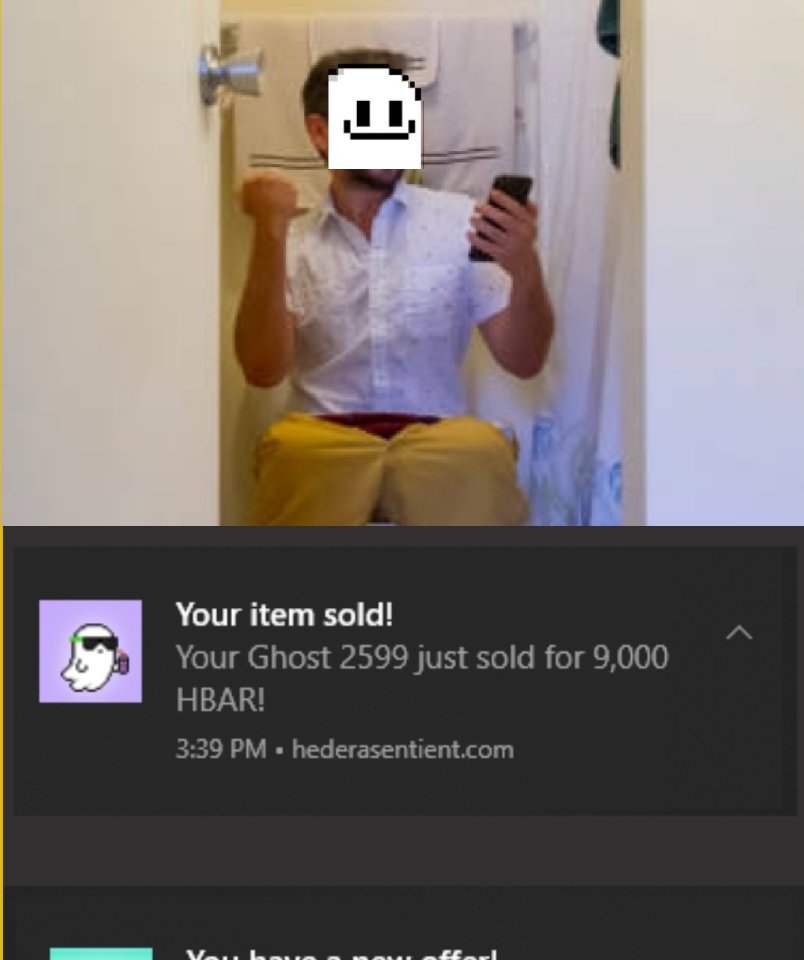 📲 Real Time Push Notifications on @HederaSentient

😠Tired of missing yet another great offer cause you went to the bathroom? Fear no more! Enable push notifications on your profile! 
#BooPoo #dpgc #HBARNFTs
#HederaNFTs
💬You will get notifications directly on your phone