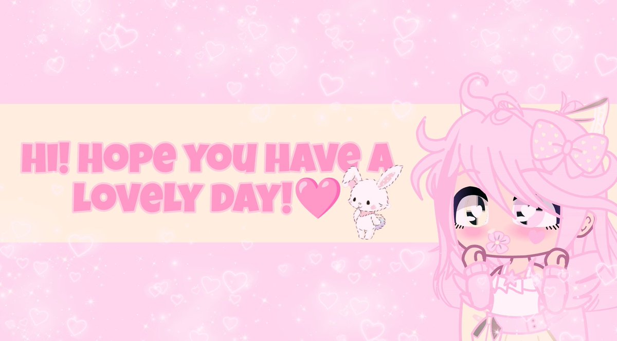 my new header! i hope you guys like it! 🩷🩷♡💖💝

#gachaclub