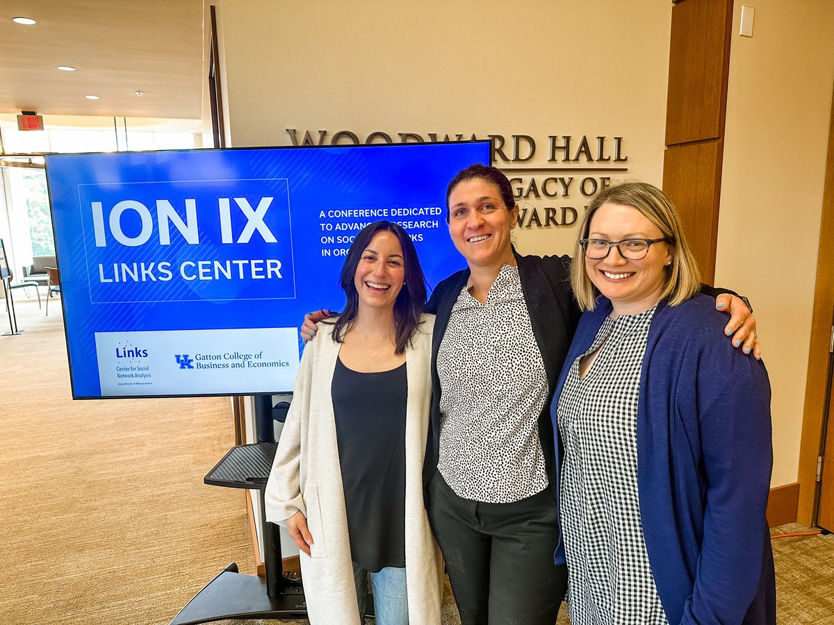 ProfMethot's tweet photo. Grateful to be back @univofkentucky @UKGattonCollege for the ION IX conference! Such generative dialogue and scholarship on #socialnetworkanalysis #ONA, and I’m leaving with so many new ideas 💡 https://t.co/rQc0std7Qk