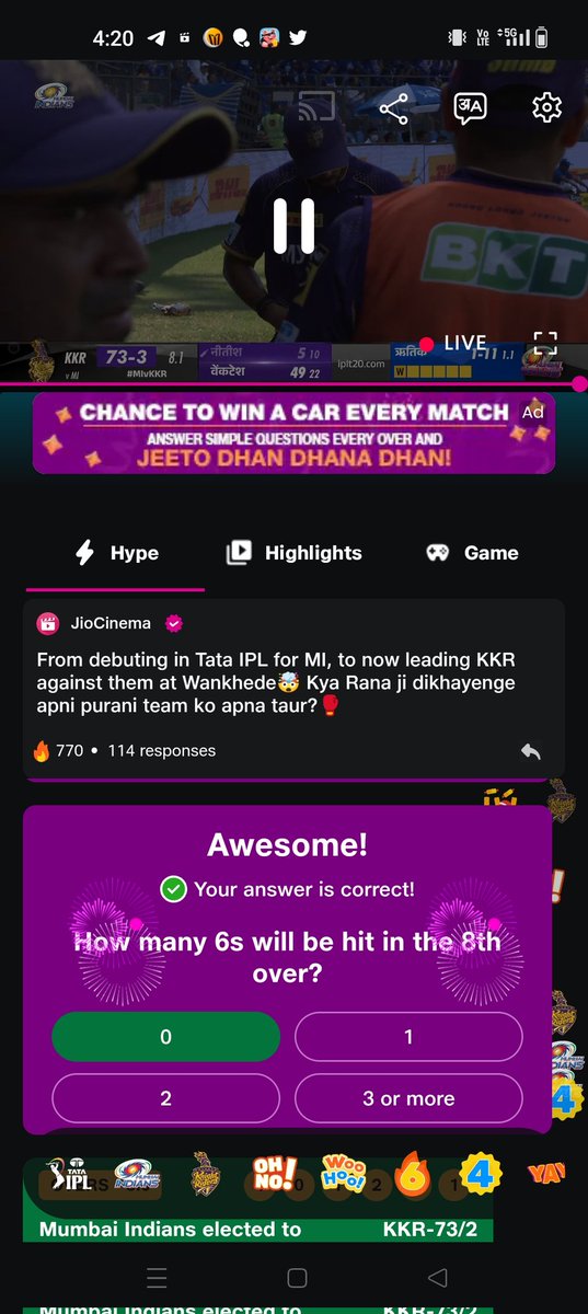 PadhiAdv's tweet photo. Jeeto Dhan Dhana Dhan 🤙🥰🙏 https://t.co/7VJuk6Ol38