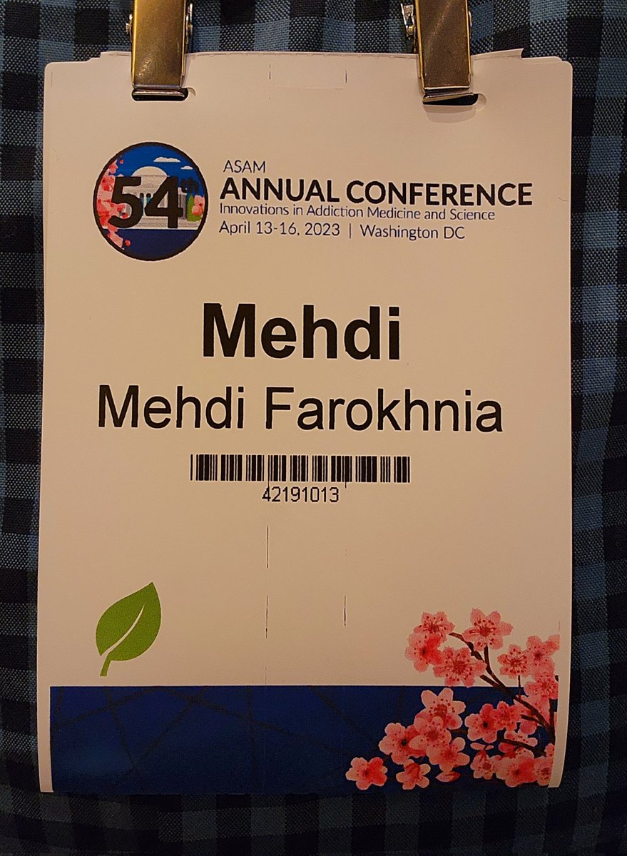 MehdiFarokhnia's tweet photo. Packed room, great discussions, and thoroughly enjoyed the cherry blossom theme of this @ASAMorg meeting 🌸
The future of addiction medicine is bright with us, I guess 🙃
#ASAM2023 #ASAM23 @IRPatNIH @NIDAnews @NIAAAnews @Lorenzo__Leggio @RaniRichardson https://t.co/0tveffkjvS