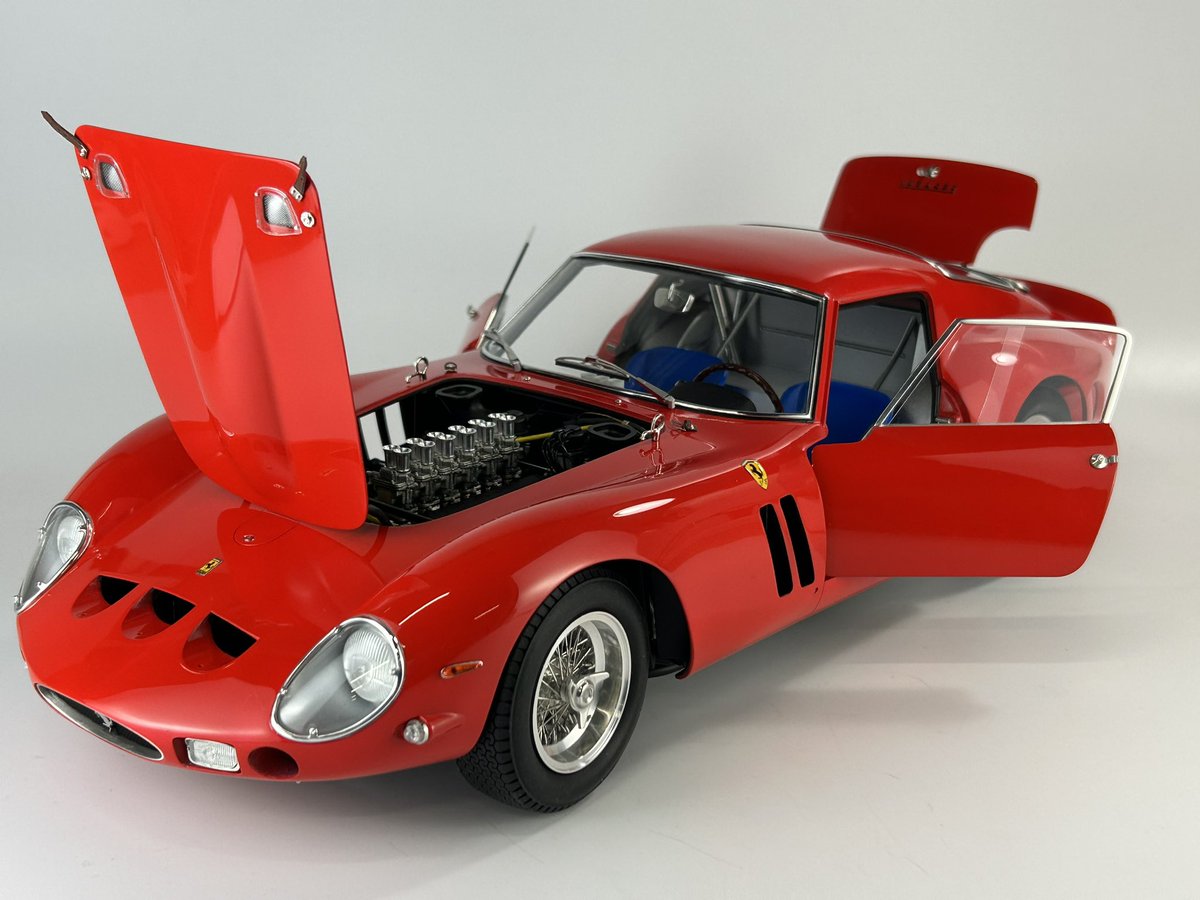 modeler_takuya's tweet photo. 〜Ferrari250GTO〜
ようやく完成しました😉
7ヶ月もかかりましたが、いい感じに仕上げれたんで満足です😊
#カーモデル #モデルファクトリーヒロ #フェラーリ250gto #ホビースペース36 #MFH  #Ferrari250gto #112scale #ModelFactoryHiro #hobbyspace36 https://t.co/Bg7Dq091ZU