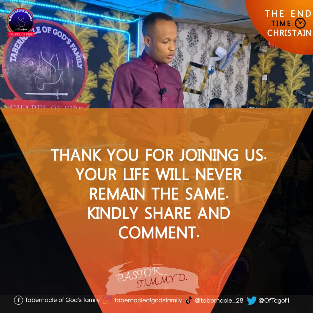 FGCCworldwide's tweet photo. Excerpts from second Service.

#Tagof 
#Secondservice 
#Theendtimechurch
#Pastortimmydavid https://t.co/csBI9ChGHt