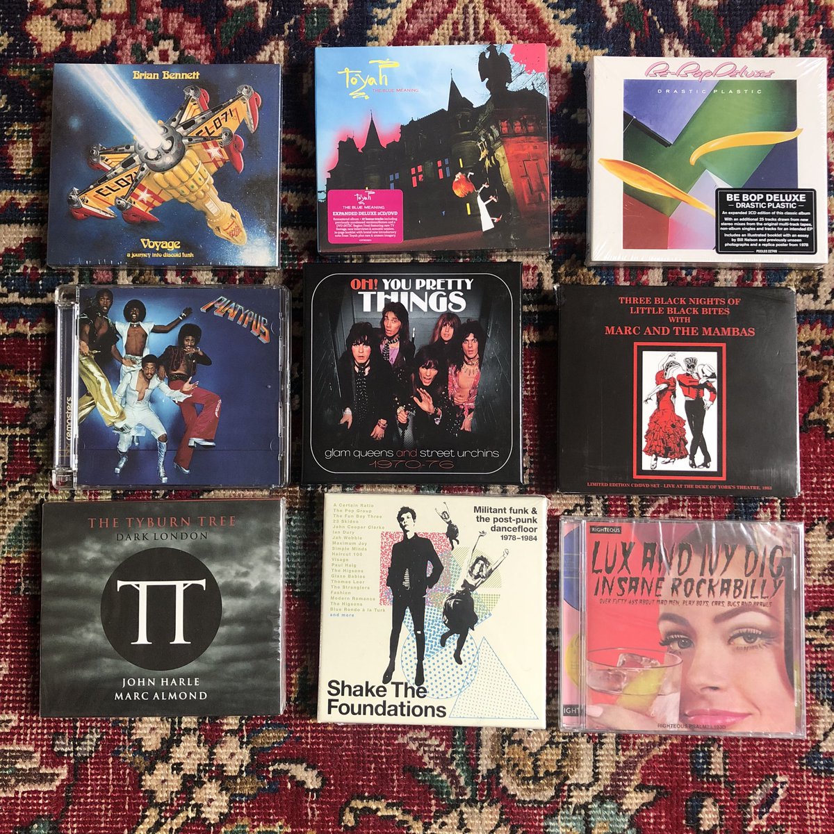DubsDigs's tweet image. And today’s CD, all of which are sealed or unplayed.