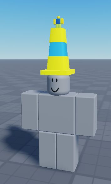 AnotherBuilder's tweet photo. I made a Noob Cone. Looks pretty good https://t.co/8nrivNu8DR