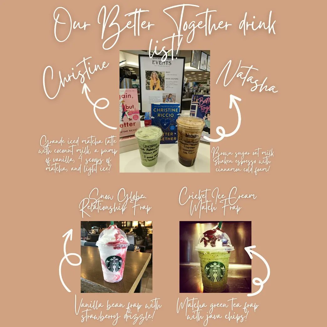 TODAY'S THE DAY!!! 

the event starts at 4pm! come early and grab a Better Together inspired drink in our cafe!