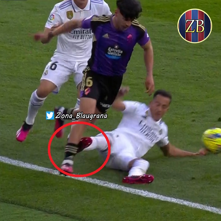 Zona_Blaugrana's tweet photo. Tarjeta para Gavi en el minuto 1 del partido, mientras el Real Madrid lleva tres partidos consecutivos en Liga sin recibir tarjetas. Enhorabuena a la caverna mediática por la campaña para influir en las decisiones arbitrales. Miserables https://t.co/gAeLBvC43z