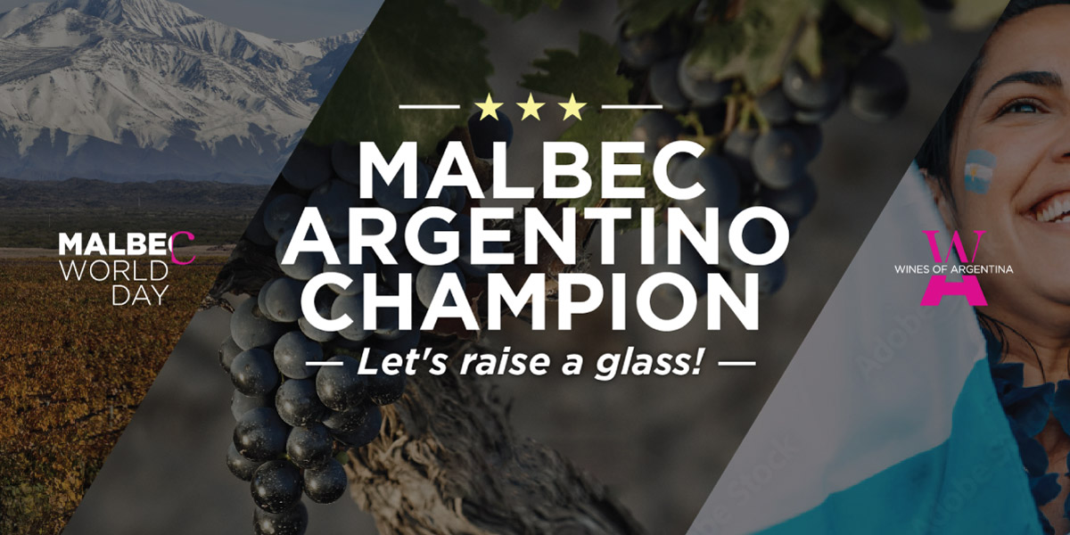 ARTISANMALBEC's tweet photo. HAPPY WORLD MALBEC DAY🍷🏆 🇦🇷
Let’s get together on a global toast: the 13th edition of #MalbecWorldDay
20% OFF ALL YOUR FAV MALBECS FROM ARGENTINA👉https://t.co/fUv1xED6YW
Raise your glass and join the celebrations in Australia!
https://t.co/V6hEFanF0k
#malbec #worldmalbecday https://t.co/2y8gM2ow1J