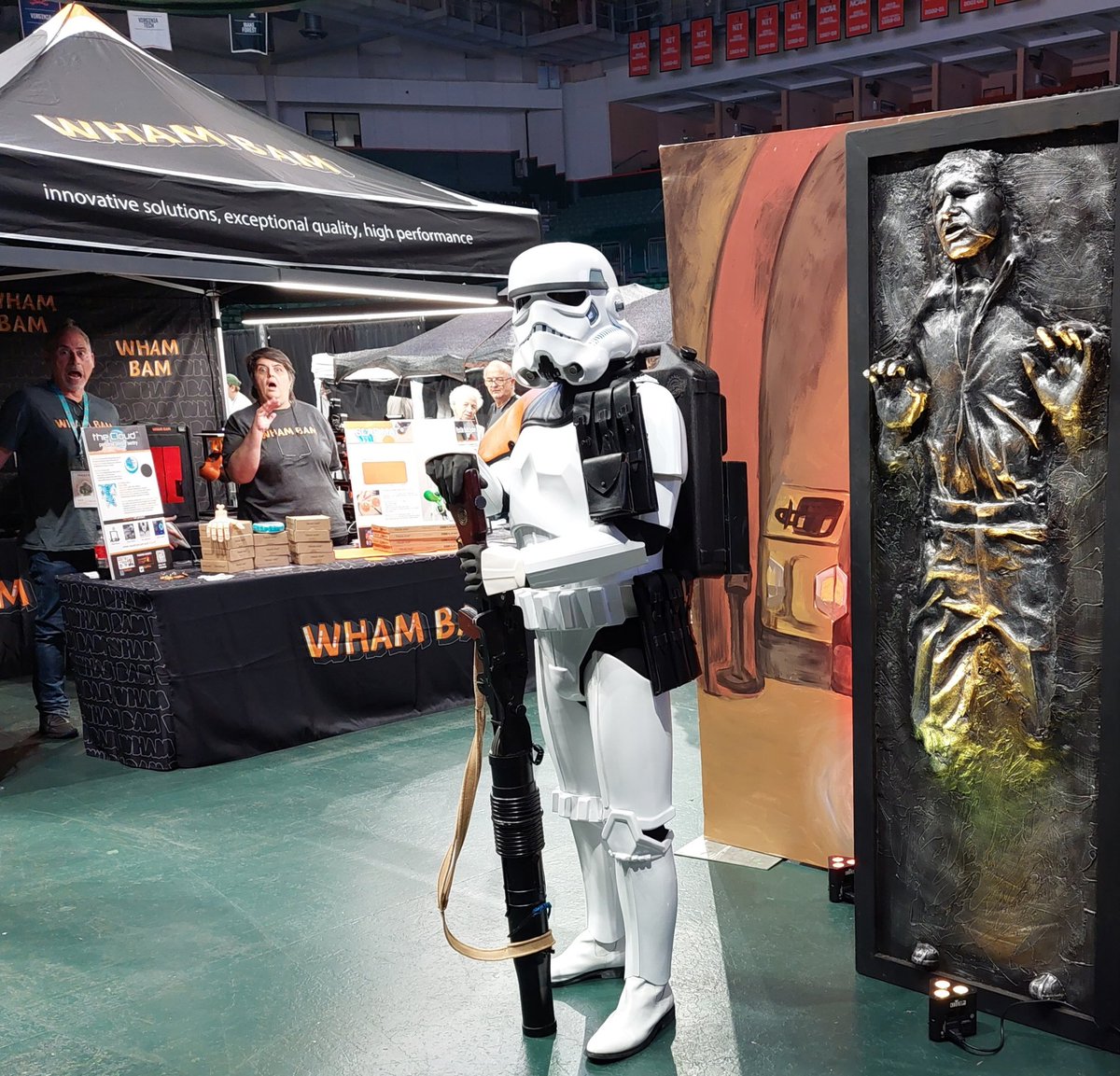 WhamBamSystems's tweet image. We are at the @makerfairemiami until 5pm or until the Empire shuts us down! #rebels
#3dprinting #MFM2023 #makerfairemiami