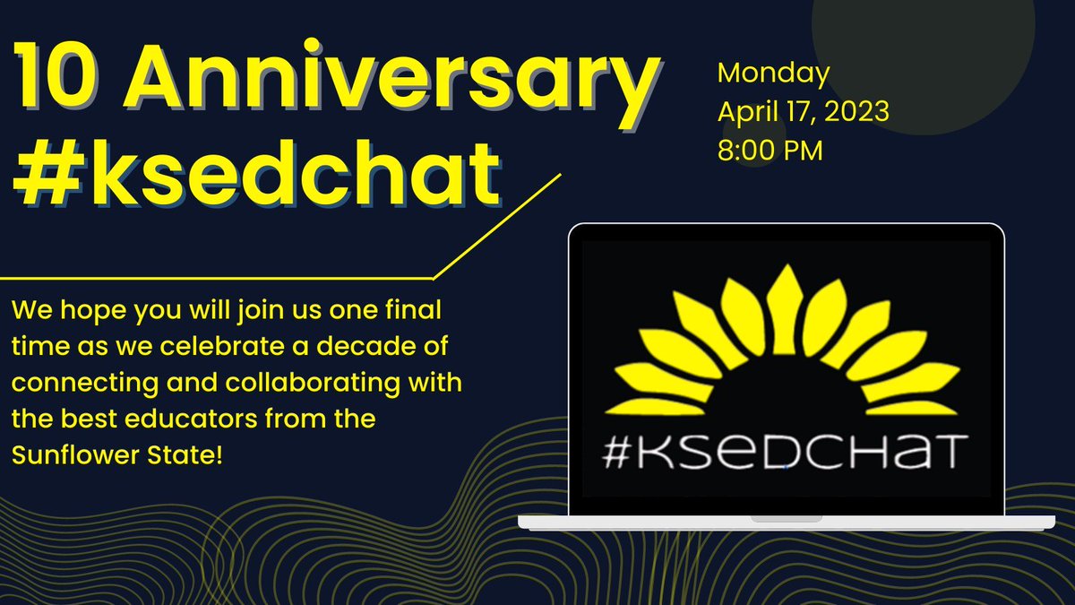 One final #ksedchat!

Monday, April 17, 2023

8:00 pm