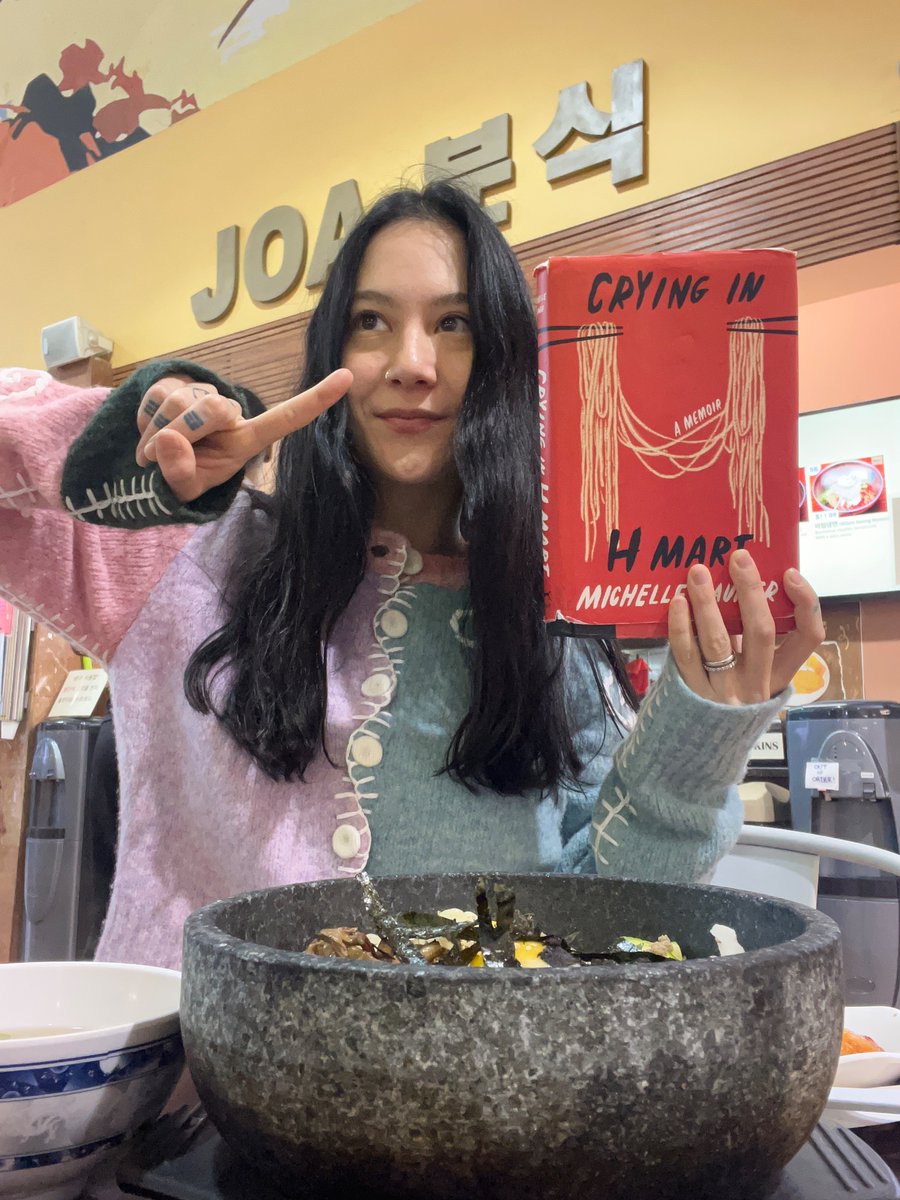 Jbrekkie's tweet photo. Back at my favorite H Mart (Elkins Park) to cry in to celebrate Crying in H Mart hitting #1 on the NYT bestsellers list. Thank you all for reading, sharing, crying, eating, feeling. https://t.co/ynpJ1NQZVc