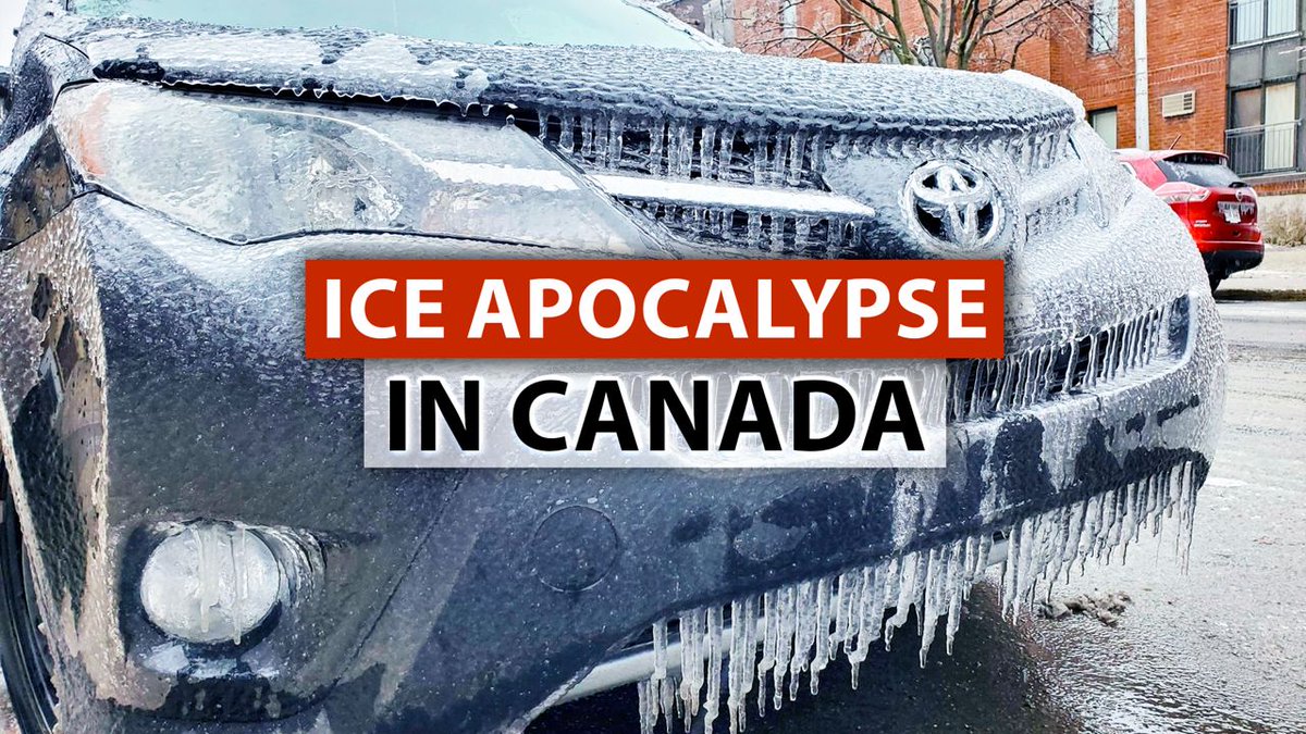 WHERE DID #SPRING GO? Abnormal #snowfalls in #Europe &amp; the #UnitedStates. Freezing #rain in #Canada

APRIL 5–7, 2023
▶️CANADA: Since April 5, 2023, freezing rain, #thunderstorms, and strong winds have hit the provinces of Ontario &amp; Quebec. Trees fallen under the weight of the