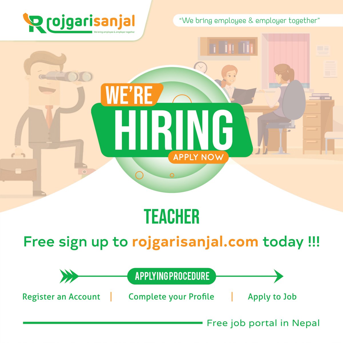 RojgariS's tweet image. 📣WE&apos;RE HIRING! #TeacherJobs #FullTime #SeniorLevel #JaisidewalKathmandu #MasterDegree #FemalePreferred
📅Deadline: April 21, 2023
✅Teach Grades 6-10 in Nepali Language
👉Apply Now: rojgarisanjal.com/job/detail/tea…
#JobOpening #HiringNow #NepalJobs #EducationJobs