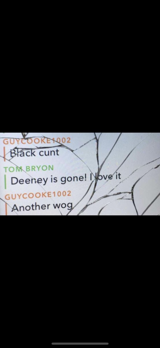 GarethBowley19's tweet photo. @guyc_01 rather be spotty than a racist!
Well you’re both.
Horrendous from you this is. https://t.co/oX1oClOoNh