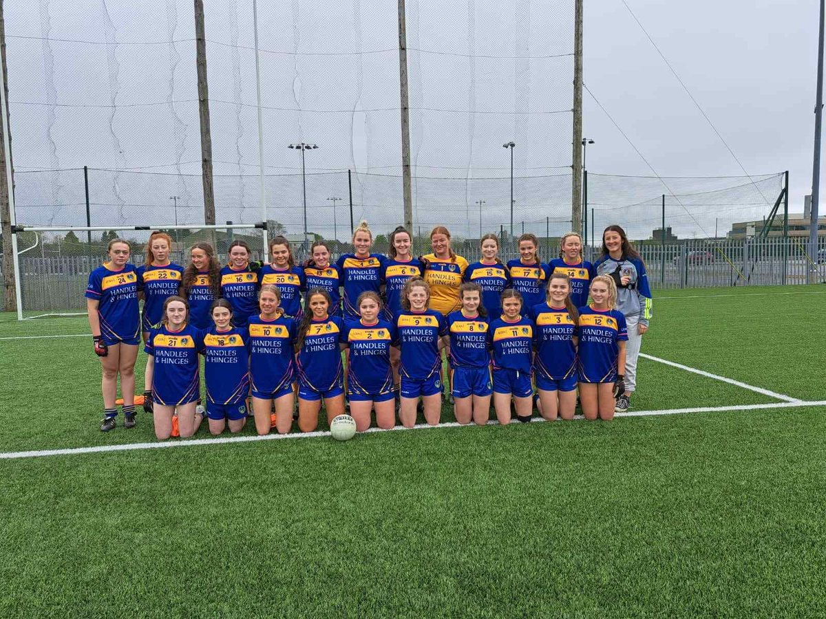 LisgooldCLG's tweet photo. Our congratulations to the @LisgooldLadies Under 21 Footballers on becoming @CorkLGFA county champions with a nail biter of a win over @ibanelgfc 2-7 to 1-8 in @GaaBishopstown this afternoon. Well Done all. #seaofblue #bechampions #countytitle https://t.co/q4yfB7VrMN