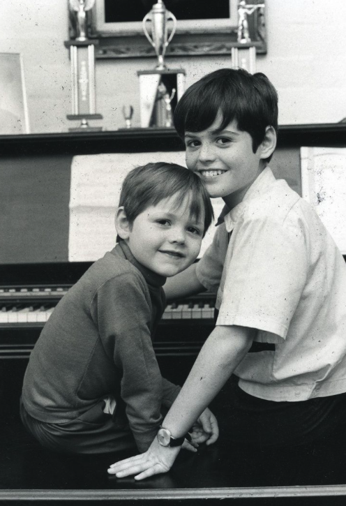 A very happy 60th birthday to Jimmy Osmond. Pictured here with his brother Donny, c.1966. 