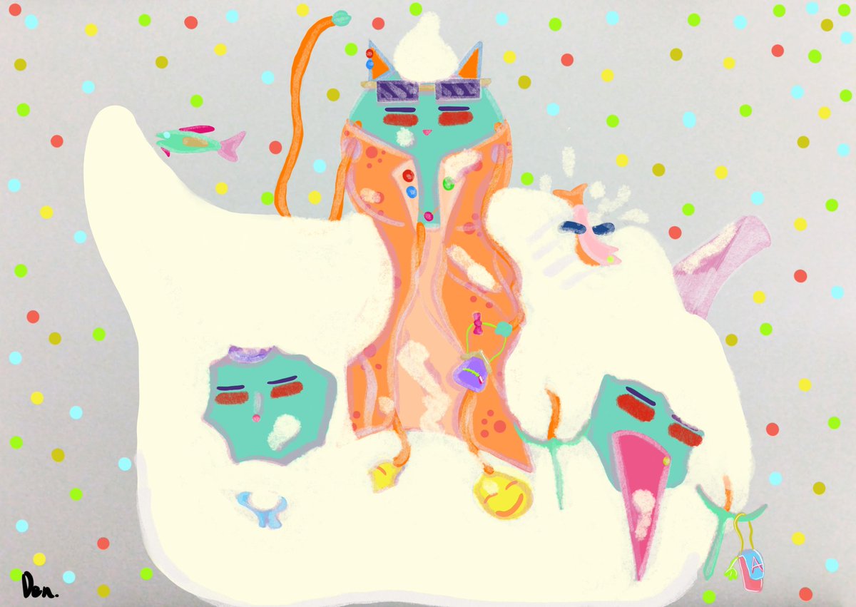 DTanbo's tweet photo. ⭐イラスト更新しました!⭐
タイトルは「ふわふわ泡まみれ…。」
ふわふわにスッポリ包まれました…。
https://t.co/Zlvb8dsIGv
#イラスト好きな人と繋がりたい
#キャラクター #irust https://t.co/9TAP3mtLp7