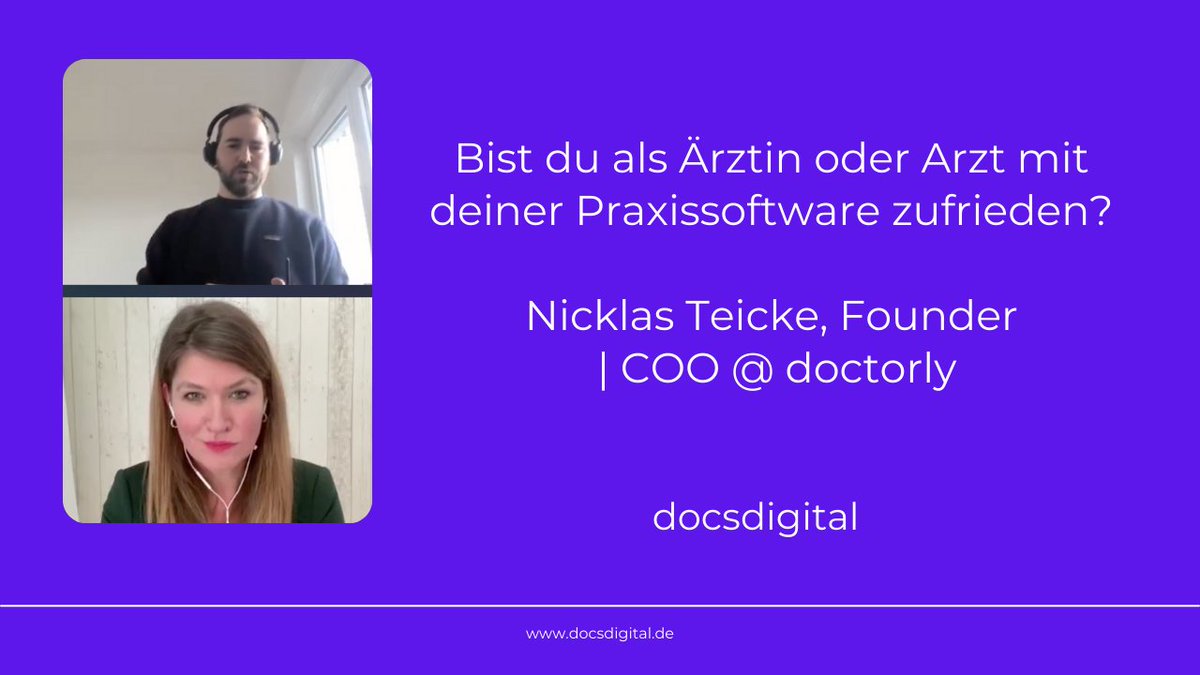 Bist du als #Ärztin oder #Arzt mit deiner #Praxissoftware zufrieden? @_doctorly