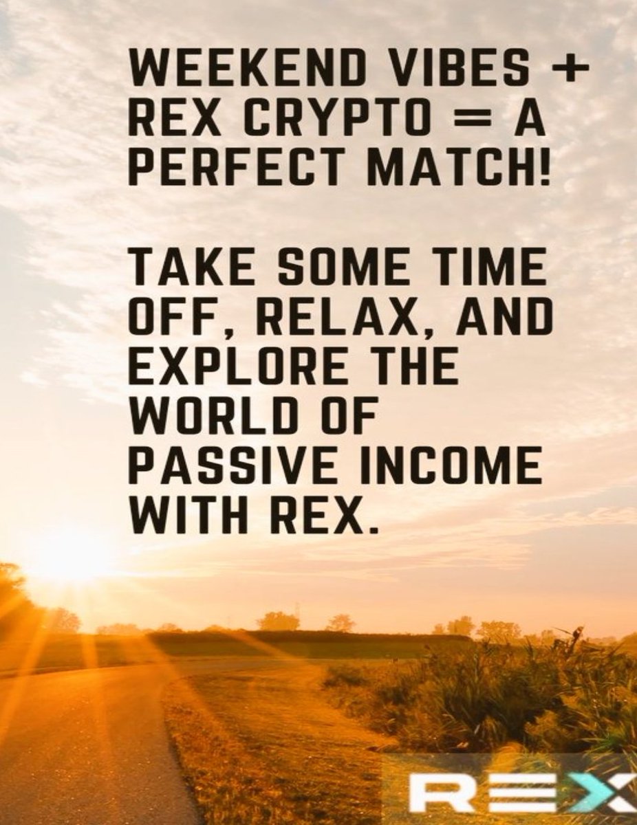 Eveh77's tweet photo. Wishing you all a restful and rejuvenating Sunday!
I'm feeling totally RElaXed! 🧘♀️🍵📚
#REX $XRX #IYKYK #RIGMI
Let's kick back and wait for the next big things! 🌞💰🚀 https://t.co/TvsYdtUm42